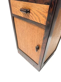 Two Art Deco Modernist Nightstands or Bedside Tables, 1920s 2